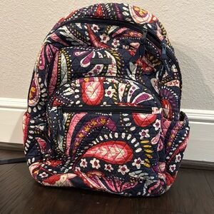 Vera Bradley paisley backpack.